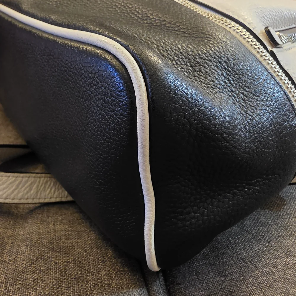 Michael Kors‎ White and Black Backpack